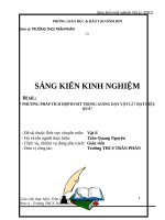 sáng kiến kinh nghiệm môn vật lý THCS