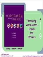 Understanding business 8th by mcchugh nickels chapter 09 