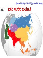 Bài 4: Các nước Châu Á