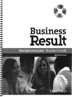 Business result pre intermediate teacher book