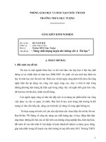 sáng kiến kinh nghiệm ( nâng cao chất lượng luyện thi chứng chỉ a tin học )