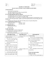 GIÁO ÁN SINH 10 HK2 (ĐIỀU CHỈNH)