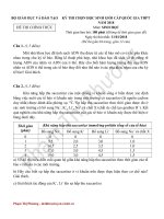 Đề thi HSG quốc gia THPT môn Sinh học năm 2018 (bản Word chuẩn, đẹp)