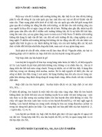 Ô nhiễm hợp chất Lưu Huỳnh  Hóa Môi Trường