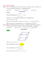 Bài tập tọa độ không gian oxyz mức độ vận dụng có đáp án và lời giải chi tiết 