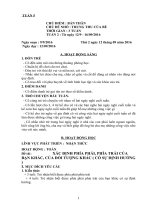 GIÁO ÁN TUẦN 5 CHỦ ĐIỂM BẢN THÂN, TRUNG THU CỦA BÉ