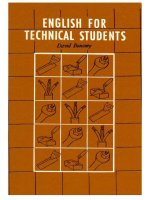 English for technical students   david bonamy