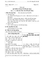 giáo án Sinh 10 GDTX trọn bộ.