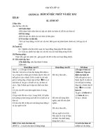 Giáo án Đại số 10 chương 2 bài 1: Hàm số