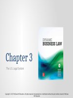 Dynamic business law 4e kubasek 4e CH03 