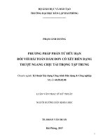 Phương pháp phần tử hữu hạn đối với bài toán dầm đơn có xét đến biến dạng trượt ngang chịu tác dụng của tải trọng tập trung 