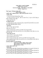 GIÁO ÁN TUẦN14 CHỦ ĐIỂM NGHỀ NGHIỆP