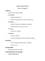 Giáo án Đại số 10 chương 2 bài 1: Hàm số