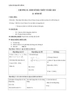 Giáo án Đại số 10 chương 2 bài 1: Hàm số