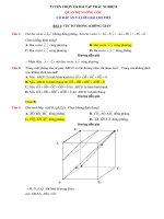124 bài tập trắc nghiệm quan hệ vuông góc có đáp án và lời giải chi tiết 