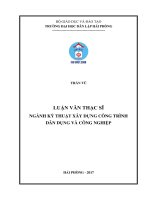 Nghiên cứu và tính toán nhà cao tầng có xét đến tải trọng động tại hải phòng   