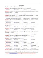 20 bài tập   danh từ phần 3   có lời giải chi tiết