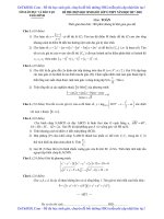 Đề thi HSG môn Toán lớp 12 sở GDĐT Thái Bình năm 2017  2018 có đáp án