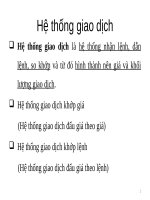 Bài giảng kỹ thuật giao dịch