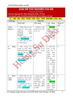 GIẢI VÀ ôn LUYỆN KIẾN THỨC từ đề THỬ NGHIỆM của bộ năm 2018 mới NHẤT 