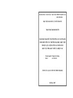 LUẬN ÁN TIẾN SĨ BÁO CHÍ HỌC: HIỆU QUẢ TUYÊN TRUYỀN PHÁP LUẬT CHO CÁN BỘ, ĐẢNG VIÊN TRÊN BÁO ĐIỆN TỬ Ở VIỆT NAM HIỆN NAY