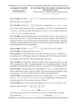 Đề thi HSG môn Toán lớp 12 sở GDĐT Vĩnh Phúc năm 2017  2018 có đáp án