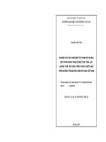 Luận án Tiến sĩ: NGHIÊN CỨU XÁC ĐỊNH MỘT SỐ THAM SỐ VỀ MƯA GÓP PHẦN HOÀN THIỆN CÔNG THỨC TÍNH LƯU      LƯỢNG THIẾT KẾ CÔNG TRÌNH THOÁT NƯỚC NHỎ TRÊN ĐƯỜNG TRONG ĐIỀU KIỆN KHÍ HẬU VIỆT NAM