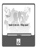 Bài giảng Quản lý dự án  Chương 1