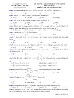 10 ĐỀ THI THỬ TOÁN THPT QG HAY VÀ ĐẶC SẮC (PHẦN 1)