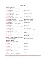 32 bài tập trạng từ phần 2 _file word có lời giải chi tiết