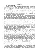 Luận án Tiến sĩ: Giáo dục chuẩn  mực đạo đức kinh doanh cho nông dân thành phố Hà Nội  hiện nay