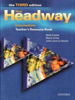 New headway intermediate 3rd edition teacher resource book