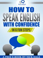 HOW TO SPEAK ENGLISH WITH CONFIDENCE