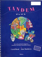 Tandem plus pair work activities beginner   low intermediate