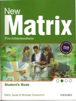New matrix pre  intermediate student book