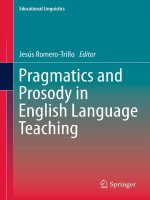 Educational linguistics vol 15   pragmatics and prosody in english language teaching