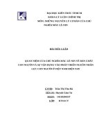 MÔN NHỮNG NGUYÊN lý cơ bản của CHỦ NGHĨA mác  LÊNIN bài sứ MỆNH LỊCH sử của GIAI cấp CÔNG NHÂN