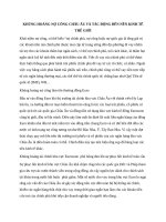 KHỦNG HOẢNG nợ CÔNG CHÂU âu và tác ĐỘNG đến nền KINH tế THẾ GIỚI 