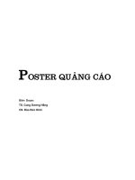 POSTER QUẢNG CÁO ĐỘC ĐÁO