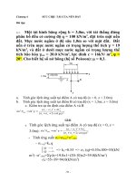Thủy Lực Và Cơ Học Đất: Bài Tập Chương 4: Sức Chịu Tải Của Nền Đất