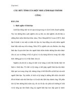 Các đức tính của một nhà lãnh đạo thành công 