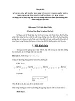 BDTX  Module 17 THCS  kĩ thuật dạy học tích cực trong môn toán