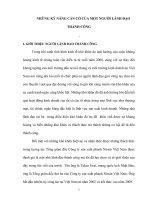 Những kỹ năng cần có của một người lãnh đạo THành công 