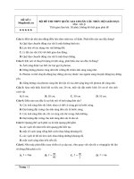 Đề megabook 2018 số 1 có lời giải