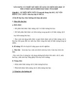 Dạy hóa học ở thcs theo quan điểm dạy học tích hợp