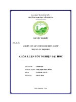 Nghiên cứu quy trình chế biến giò từ thịt gà và thịt heo. (Khóa luận tốt nghiệp)