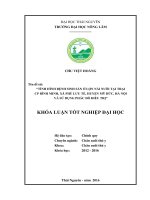Tình hình bệnh sinh sản ở lợn nái nuôi tại trại chăn nuôi Bình Minh  Mỹ Đức  Hà Nội và sử dụng phác đồ điều trị. (Khóa luận tốt nghiệp)