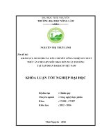 Khảo sát, so sánh các dây chuyền công nghệ sản xuất thức ăn cho lợn siêu 30kg đến xuất chuồng Việt Nam. (Khóa luận tốt nghiệp)