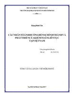 Các nhân tố ảnh hưởng đến sự hình thành và phát triển của kiểm toán liên tục tại Việt Nam