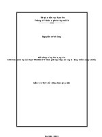 Bồi dưỡng năng lực sáng tạo cho học sinh lớp 12 THPT trong dạy học giải bài tập chương dòng điện xoay chiều